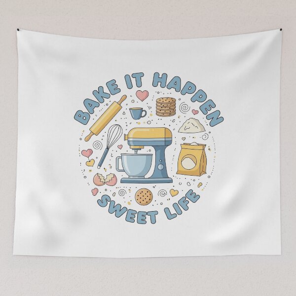 Item preview, Bake It Happen Sweet Life Kitchen Art designed and sold by k3rstman1.