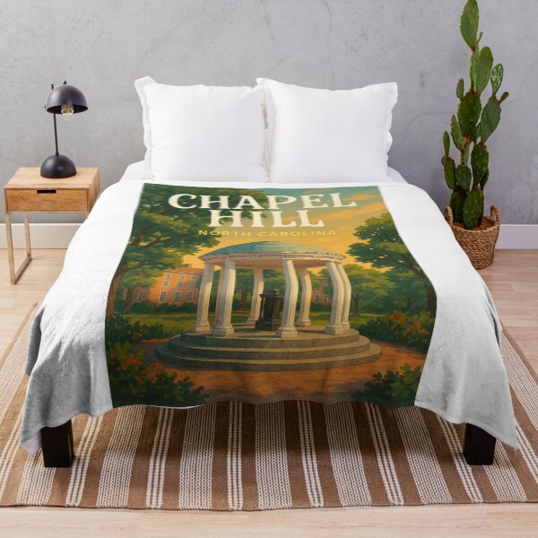 Item preview, Chapel Hill North Carolina – The Old Well on UNC Campus designed and sold by Aryabek.