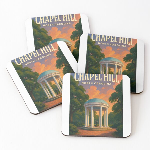 Item preview, Chapel Hill North Carolina – Sunset at the Old Well UNC designed and sold by Aryabek.