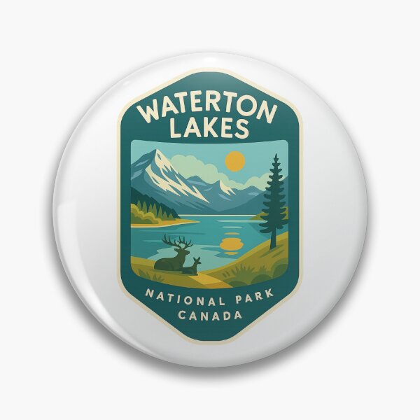 Item preview, Waterton Lakes National Park – Alberta’s Mountain Wildlife Scene designed and sold by Aryabek.
