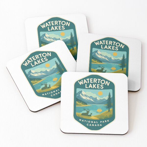 Item preview, Waterton Lakes National Park – Alberta’s Mountain Wildlife Scene designed and sold by Aryabek.