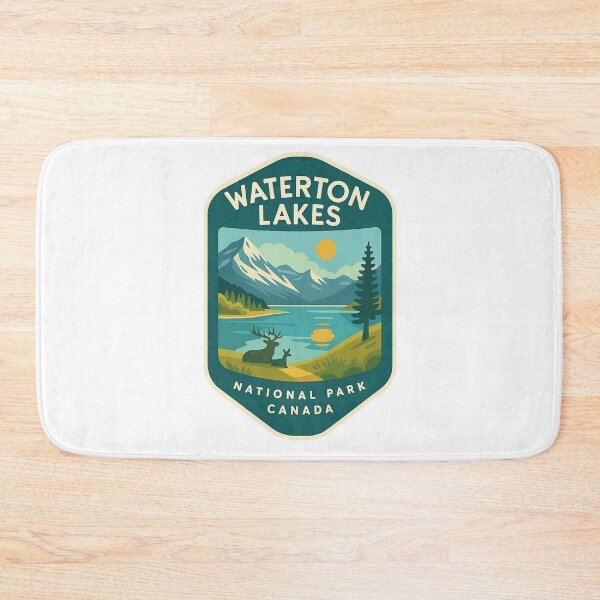 Item preview, Waterton Lakes National Park – Alberta’s Mountain Wildlife Scene designed and sold by Aryabek.
