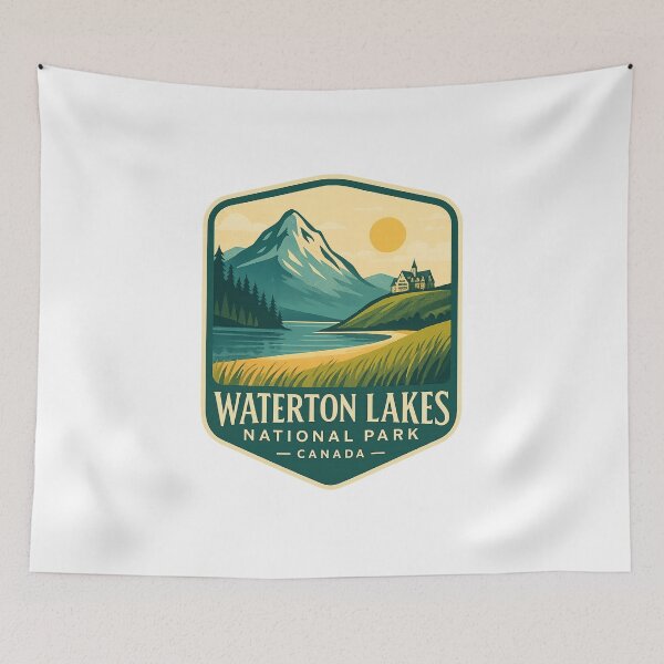 Item preview, Waterton Lakes National Park – Prince of Wales and Canadian Rockies designed and sold by Aryabek.