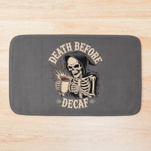 Item preview, caffeine skeleton - gothic barista - spooky latte - skull lover - skeleton caffeine - coffee fueled skeleton - horror coffee - cold brew skeleton designed and sold by JansenGS.