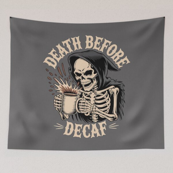 Item preview, caffeine skeleton - gothic barista - spooky latte - skull lover - skeleton caffeine - coffee fueled skeleton - horror coffee - cold brew skeleton designed and sold by JansenGS.