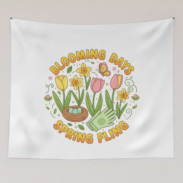 Item preview, Blooming Days Spring Flowers Garden designed and sold by k3rstman1.