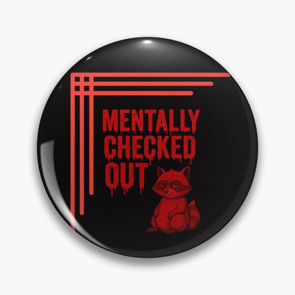 Item preview, I Came. I Saw. I Overreacted. — Dripping Red Typography with Raccoon designed and sold by Tadeusz1.
