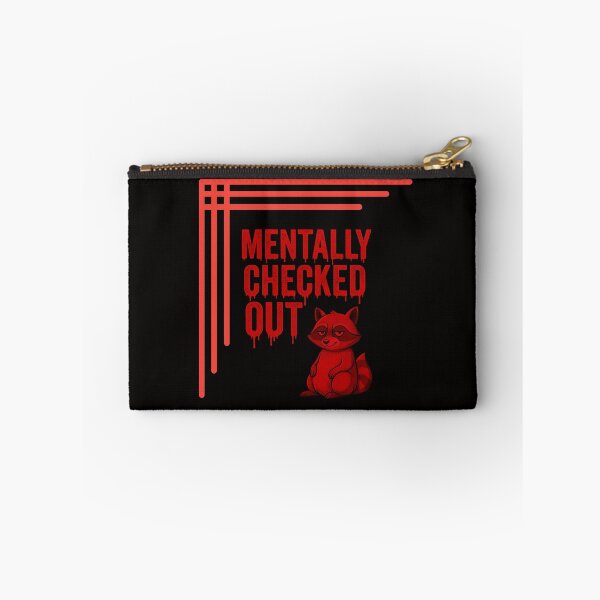 Item preview, I Came. I Saw. I Overreacted. — Dripping Red Typography with Raccoon designed and sold by Tadeusz1.