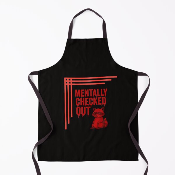 Item preview, I Came. I Saw. I Overreacted. — Dripping Red Typography with Raccoon designed and sold by Tadeusz1.