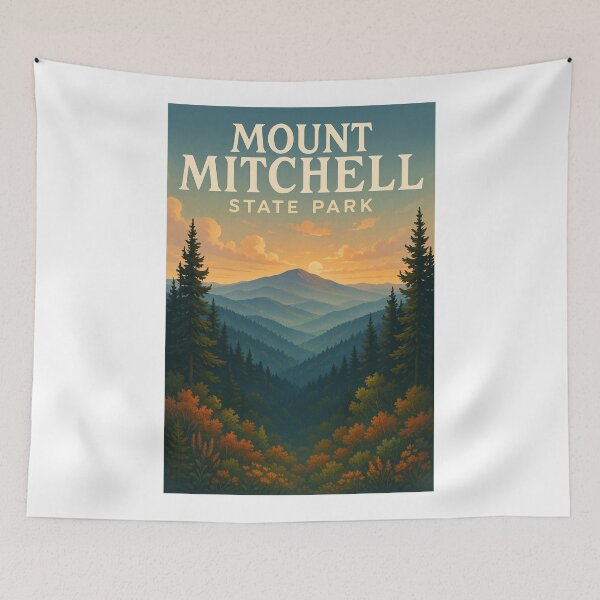 Item preview, Mount Mitchell State Park – Sunset Over Blue Ridge Mountains North Carolina designed and sold by Aryabek.