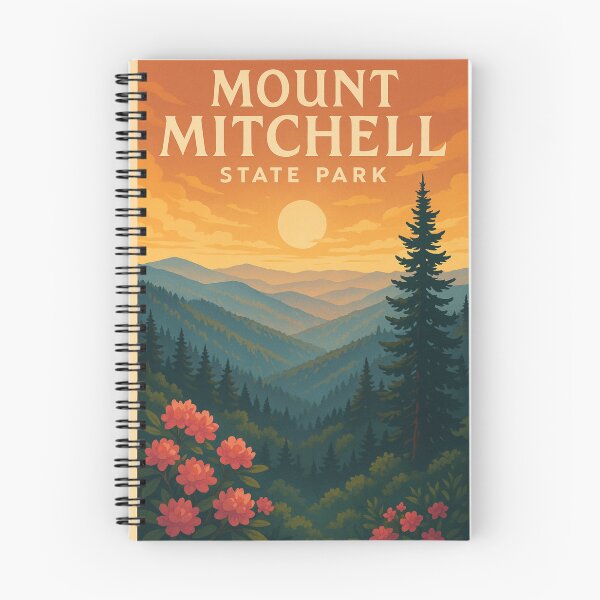 Item preview, Mount Mitchell State Park – North Carolina Rhododendrons and Mountain Sunset designed and sold by Aryabek.