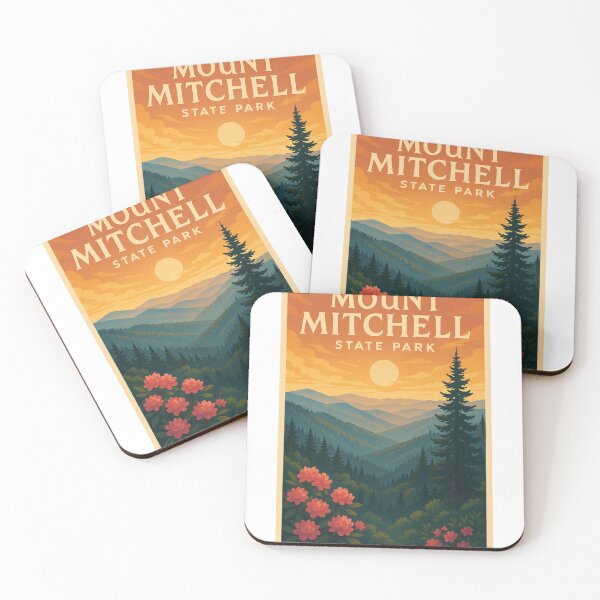 Item preview, Mount Mitchell State Park – North Carolina Rhododendrons and Mountain Sunset designed and sold by Aryabek.