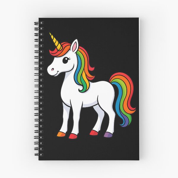 Item preview, Aesthetic Rainbow Unicorn Art – Cute Magical Fantasy Illustration designed and sold by DreamiCanvas.