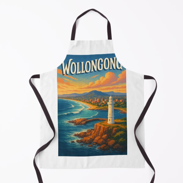 Item preview, Wollongong Australia – New South Wales Coast and Lighthouse View designed and sold by Aryabek.