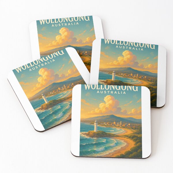Item preview, Wollongong Australia – Pacific Surf and City Views in New South Wales designed and sold by Aryabek.