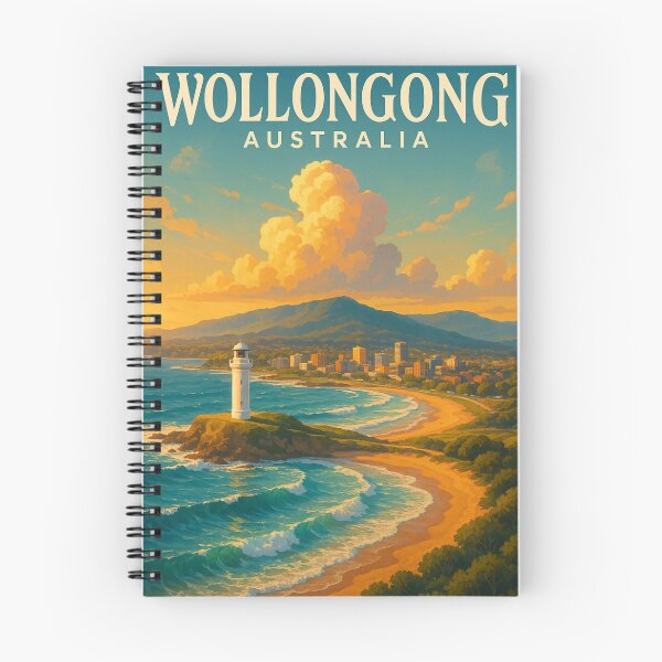 Item preview, Wollongong Australia – Pacific Surf and City Views in New South Wales designed and sold by Aryabek.