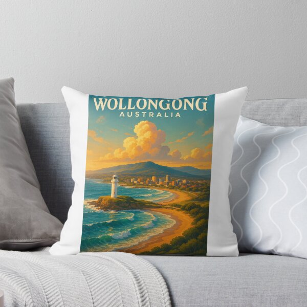 Item preview, Wollongong Australia – Pacific Surf and City Views in New South Wales designed and sold by Aryabek.