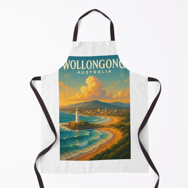 Item preview, Wollongong Australia – Pacific Surf and City Views in New South Wales designed and sold by Aryabek.