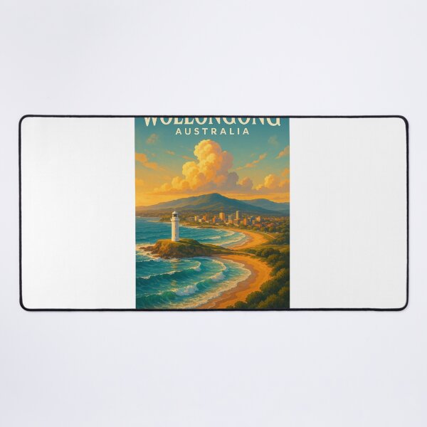 Item preview, Wollongong Australia – Pacific Surf and City Views in New South Wales designed and sold by Aryabek.