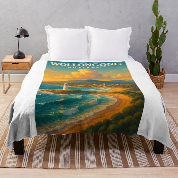 Item preview, Wollongong Australia – Pacific Surf and City Views in New South Wales designed and sold by Aryabek.