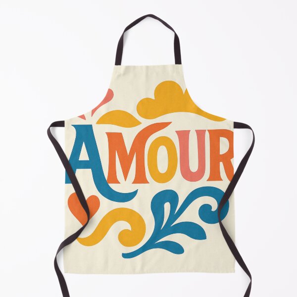 Item preview, Vibrant & Colorful Retro “Amour” designed and sold by Pink & California.