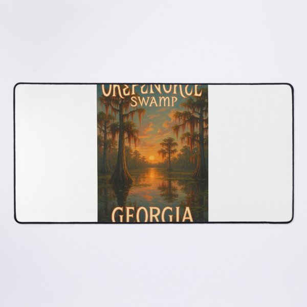 Item preview, Okefenokee Swamp Georgia – Sunset in the Blackwater Wilderness designed and sold by Aryabek.