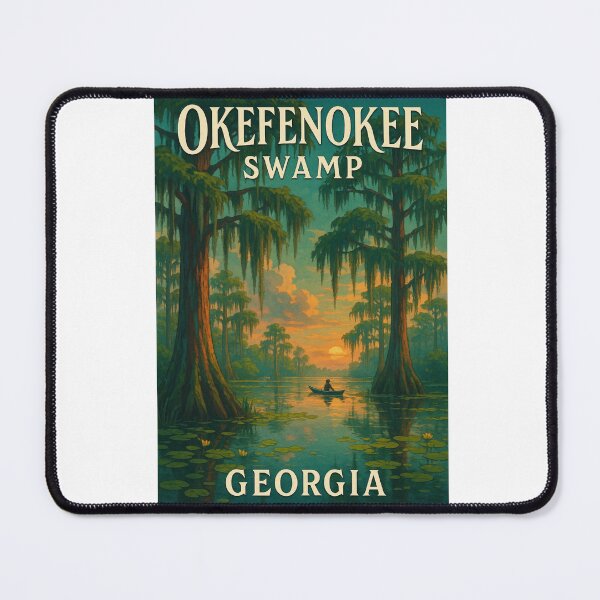 Item preview, Okefenokee Swamp Georgia – Canoe Adventure in Southern Blackwater Wetlands designed and sold by Aryabek.