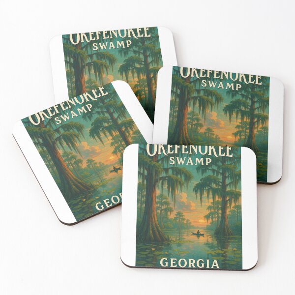 Item preview, Okefenokee Swamp Georgia – Canoe Adventure in Southern Blackwater Wetlands designed and sold by Aryabek.