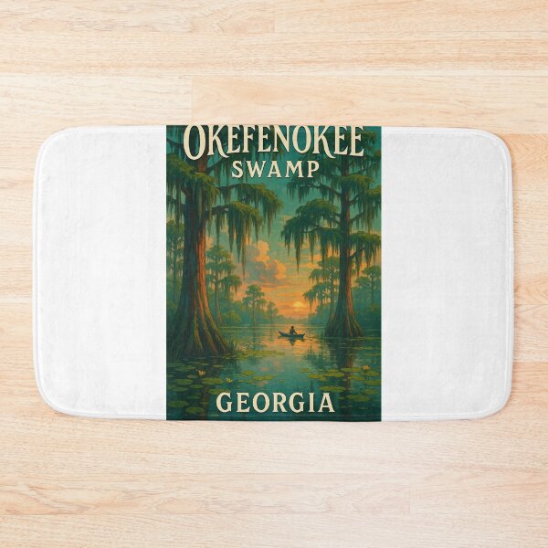 Item preview, Okefenokee Swamp Georgia – Canoe Adventure in Southern Blackwater Wetlands designed and sold by Aryabek.