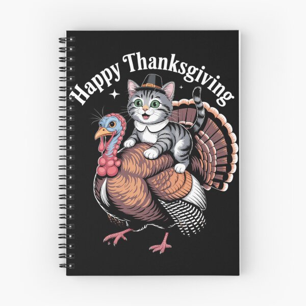 Item preview, Thanksgiving Cat Pilgrim Thanksgiving Turkey designed and sold by TyraYoung.