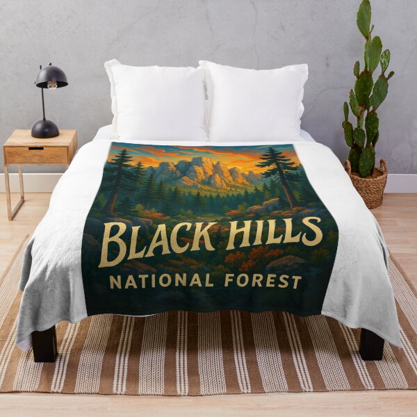 Item preview, Black Hills National Forest – South Dakota Peaks and Pines at Dawn designed and sold by Aryabek.