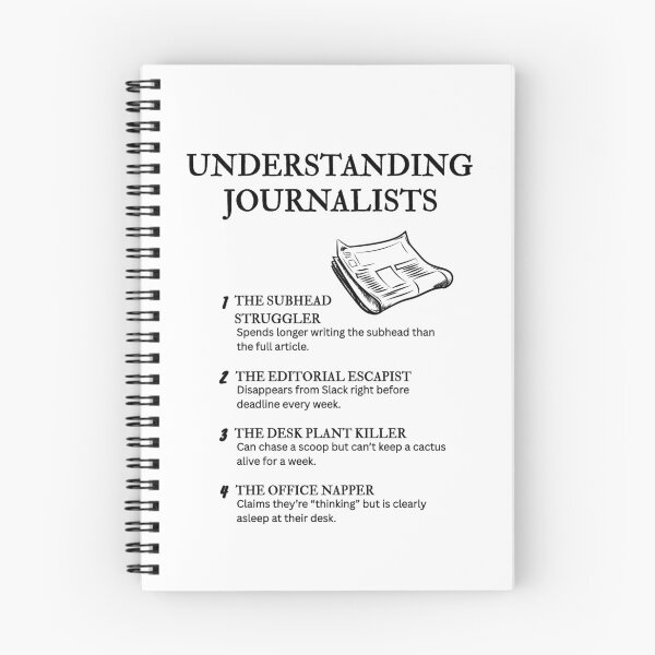 Item preview, The Journalist Life – Funny News Industry Humor designed and sold by PsyFlow35.