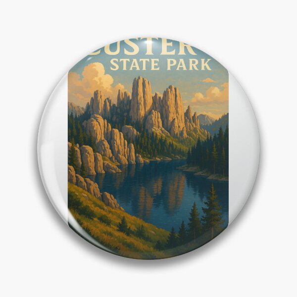 Item preview, Custer State Park South Dakota – Granite Peaks and Sylvan Lake designed and sold by Aryabek.