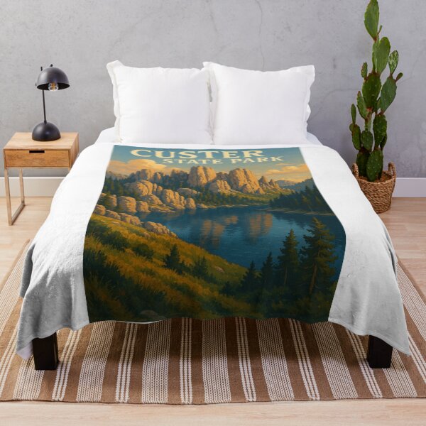Item preview, Custer State Park South Dakota – Granite Peaks and Sylvan Lake designed and sold by Aryabek.