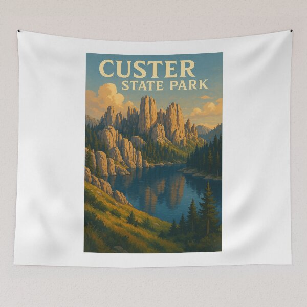 Item preview, Custer State Park South Dakota – Granite Peaks and Sylvan Lake designed and sold by Aryabek.