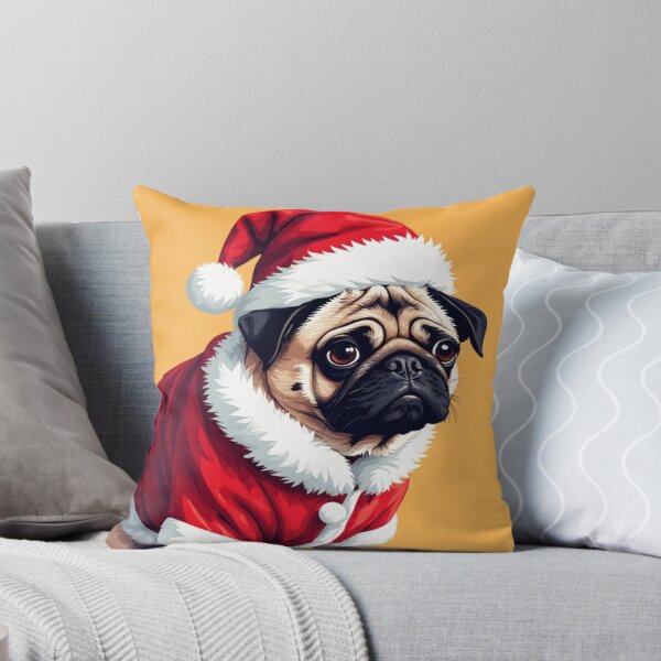 Item preview, Santa Pug Pup - Christmas 2025 designed and sold by SuperVenus.