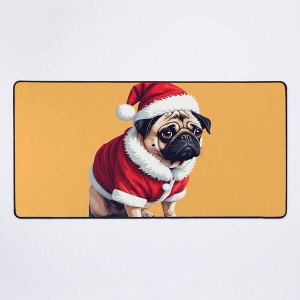Item preview, Santa Pug Pup - Christmas 2025 designed and sold by SuperVenus.