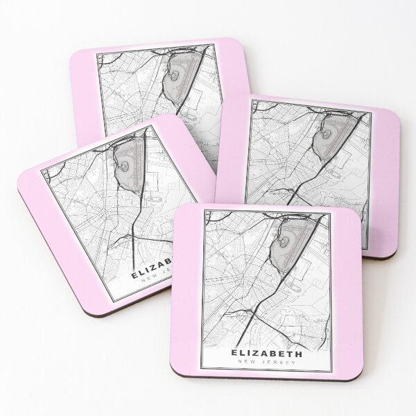 Item preview, Minimalist Elizabeth Map designed and sold by Tamas Das.