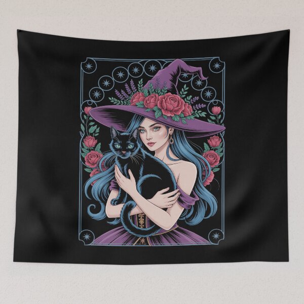Item preview, The Witch Tarot Card Halloween Gothic Witchy designed and sold by TyraYoung.