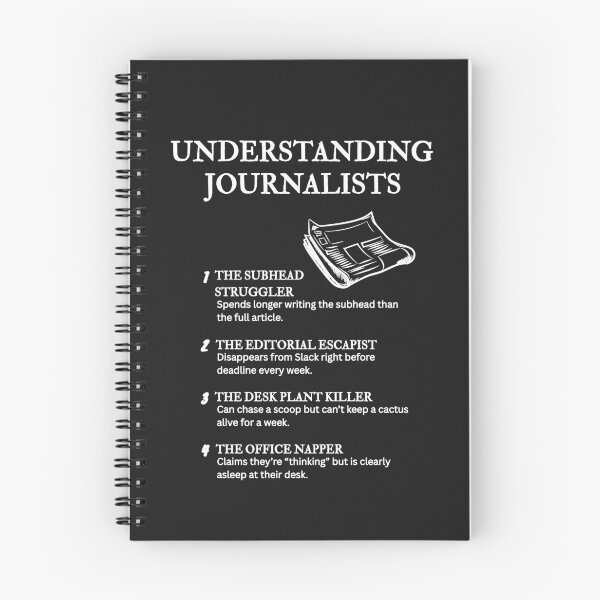 Item preview, The Journalist Life – Funny News Industry Humor – Black designed and sold by PsyFlow35.