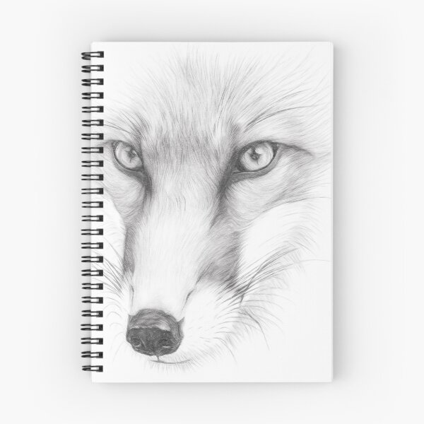 Artikelvorschau, Fuchsgesicht entworfen und verkauft von Leon Woods Pencil Art.