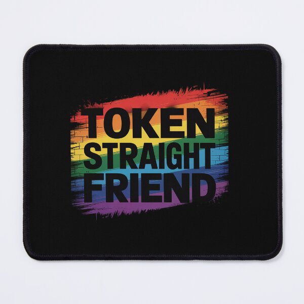 Item preview, Proud Lgbtq Ally Token Straight Friend designed and sold by SlogariArt.