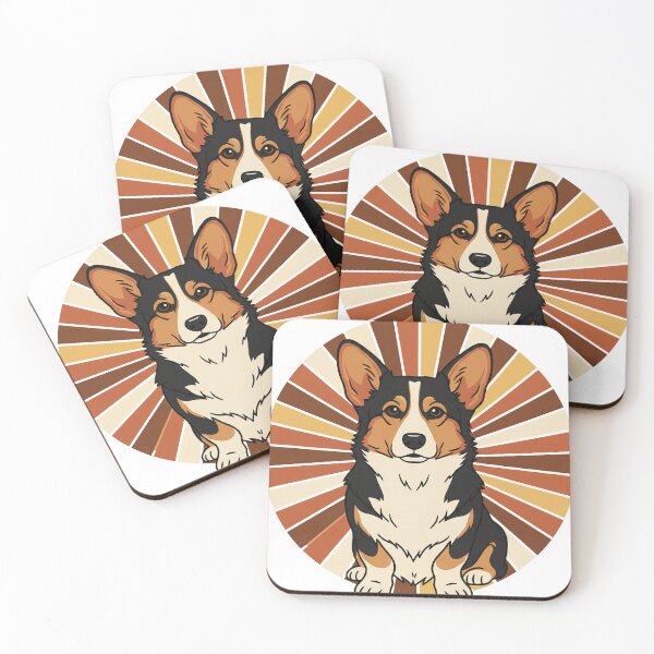 Item preview, Tricolor Corgi Sunburst designed and sold by zoughlal.