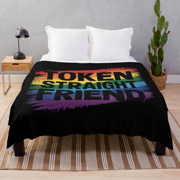Item preview, Proud Lgbtq Ally Token Straight Friend designed and sold by SlogariArt.