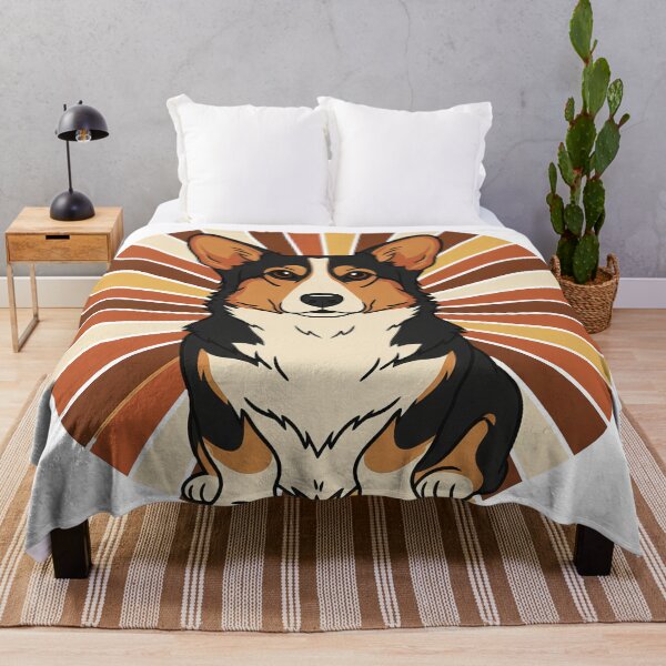 Item preview, Tricolor Corgi Sunburst designed and sold by zoughlal.