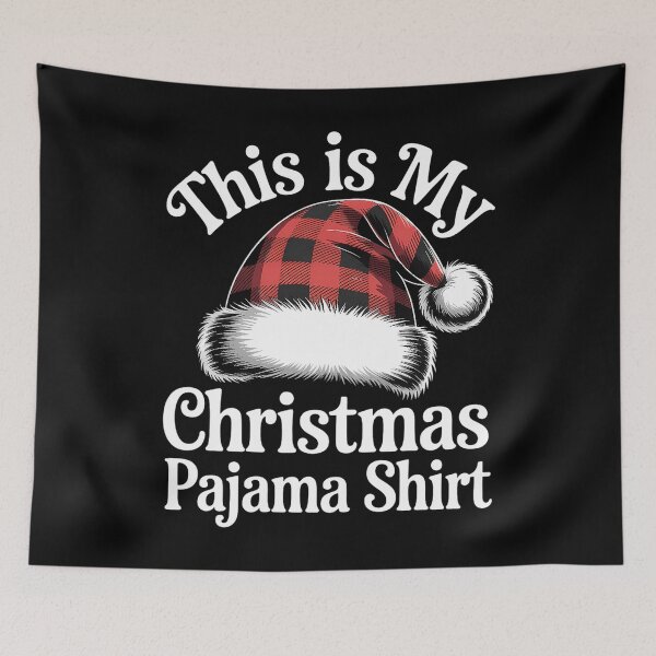 Item preview, This Is My Christmas Pajama Christmas Plaid Hat Gift designed and sold by TyraYoung.