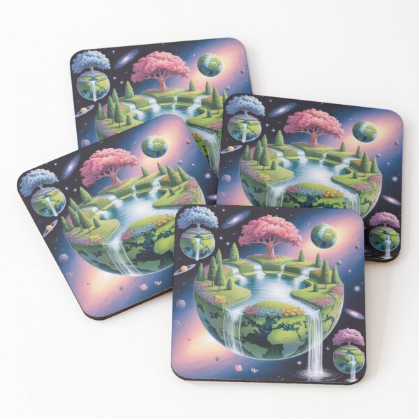 Item preview, Cosmic Gardens of Surreal Earth designed and sold by ArtQueen777.