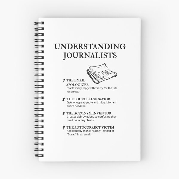 Item preview, Understanding Journalists – Funny Media Life Humor designed and sold by PsyFlow35.