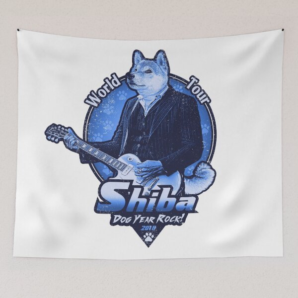 Item preview, Shiba Rocks! - Blue designed and sold by RycoTokyo81.