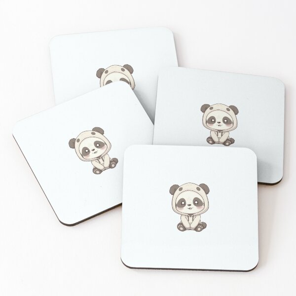 Item preview, Super Cute Kawaii Panda in Panda Hoodie | Adorable Chibi Panda Art designed and sold by Moon's Arts.